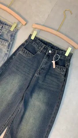 Quần jean suông chất mềm hàng L1, dài 102cm.  #moingaymotoutfit #quanjean #xuhuongtiktok #quanjeannu #xuhuongtiktok2024 #quanjeanongrong 
