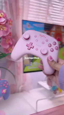 Duh warnanya bikin jatuh CINCAH 😭😍🫶🏻🌸🩷 #pxncontroller #aesthetic #setuppink #GamingSetup #deskaccessories #cozygames #gamepadipad #nintendoswitch #nintendoswitcholed 