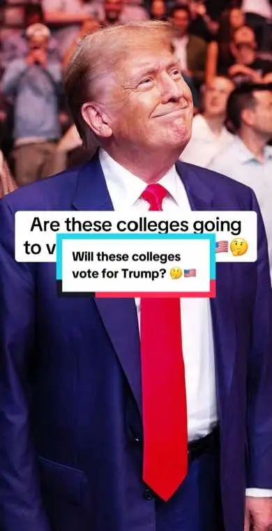 Do you think that these colleges will vote for Trump? 🇺🇸🤔 #collegelife #voting #election2024