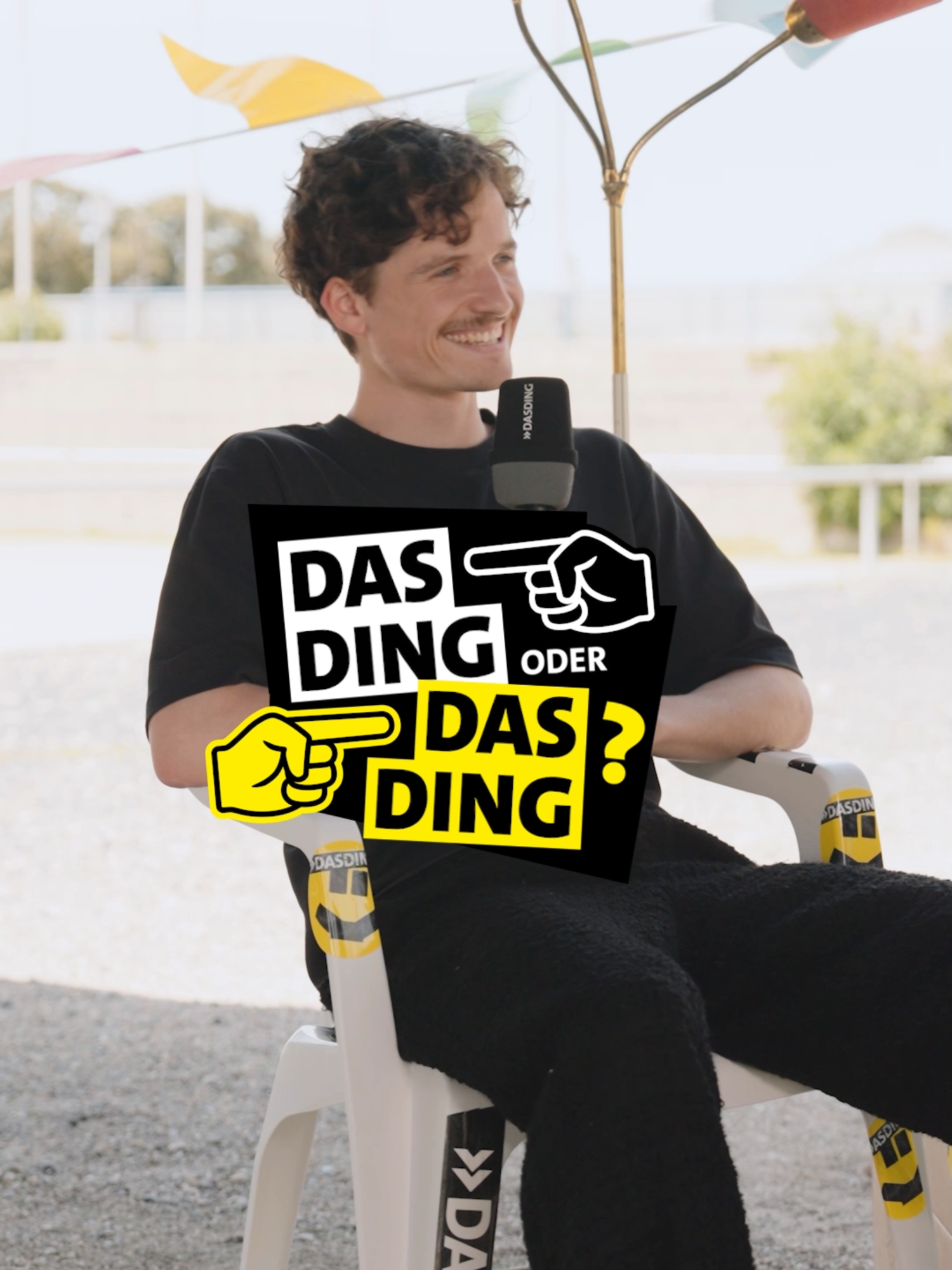 Na, wer hat Bock auf Knast am Wochenende? 😅 Wir haben ne Runde Das Ding oder Das Ding mit @paulwetz gezockt. #dasding #dasdingfestival#festivals #interview