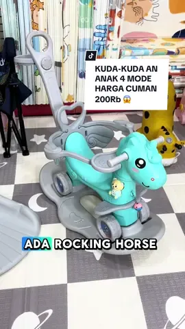 ROCKING HORSE 4 MODE HARGANYA DIBAWAH 300rb??? Wah padahal di toko lain harganya masih 400rb an 😱 AUTO CHECKOUT SIH KALO GINI!  #rockinghorse #mainankuda #kudaanak #rockinghorse4in1 #rockinghorseanakmurah #mainankudaanak #kudakudaan #kudakudaananak #rockinghorsetoys #zulfi 