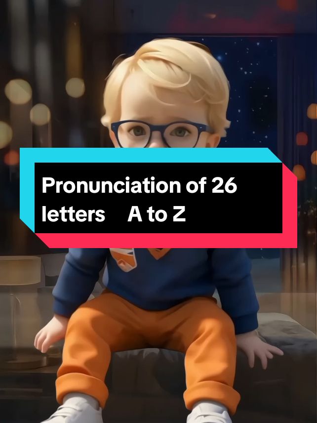 Pronunciation of 26 letters: A to Z #kingenglishkidss #9kingenglishkids #1kingenglishkids #kingenglishkids #alphabet #englishforkids #english #kids #LearnOnTikTok #viral