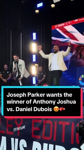 Joseph Parker wants the winner of Anthony Joshua vs. Daniel Dubois 😍🥊 #RiyadhSeasonCard: Wembley Edition | #JoshuaDubois | September 21 | Buy NOW on TNT Sports Box Office ▶️   #boxing #fight #ko #knockout #anthonyjoshua #danieldubois  