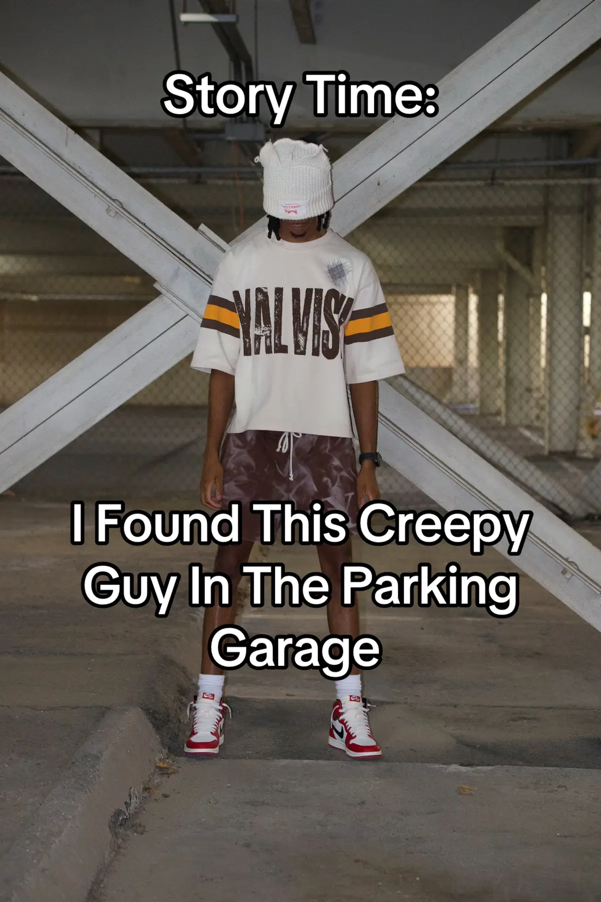 “So, let me tell y’all about the weirdest, creepiest thing that happened to me the other day. I’m still shook thinking about it! So boom, I’m heading to my car after a long day—just trying to vibe, maybe get some food, you know, regular stuff. I park in this garage that’s usually pretty chill, but today? Nah, it was giving full-on horror movie vibes. I step into the garage, right? It’s late, kinda quiet—too quiet. I’m walking towards my car, just minding my business, when out the corner of my eye, I see this dude standing… weird. Like, he’s not walking, not on his phone—just standing there. The weirdest part? He’s got this beanie pulled way down low, so I couldn’t even see his eyes. And I’m like, ‘Nah, this is some real creepy movie stuff. I’m not built for this.’ But wait, it gets crazier! As I get closer, I notice something else. I squint a little, ‘cause, you know, I’m trying to make sure I’m seeing this right. And this man, this random, creepy dude, is wearing my brand. Like… full-on decked out in Yalvish! Head to toe, rocking my logo like he got it straight from me. And I’m over here thinking, ‘Is this some kinda sign? Is my clothing attracting weirdos now??’ So I speed up a little ‘cause I’m not tryna stick around and find out. But as I’m walking, I’m lowkey peeking back at him like, ‘Bro, are you serious?’ He’s still just standing there, in my stuff, like some mannequin in the middle of a parking garage. Not saying a word, not moving. Just… there. Y’all, I dipped out of there so quick, I didn’t even look back. But the whole ride home, I couldn’t stop thinking about it. Like, why was he standing like that? Why my brand? Is Yalvish out here being repped by the Twilight Zone extras now?! Man, if that’s not the most random and creepy moment I’ve ever had, I don’t know what is.” 9.27.24 {Link In Bio}  #yalvish #clothingbrand #fashion #streetwear #storytime #creepystory #goodstorytime 