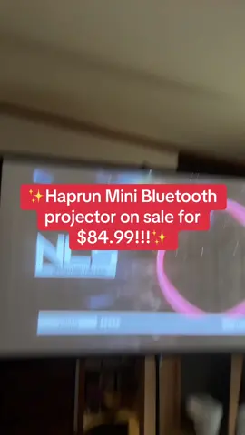 This mini projector is a must have a few like watching movies outside or even in your home for 84.99! . It’s a steal!! 😍 #Projector #MiniProjector #BluetoothProjector #MoviesAtHome #OutdoorMovies#TikTokShopFinds #TikTokShopDeals #TikTokShop 