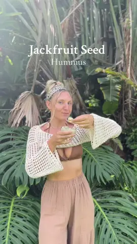 Who knew jackfruit seeds could be this delicious! Try this unique twist on hummus and thank me later🌿✨ Recipe - Boil your jackfruit seeds until they are very soft Strain and rinse with cool water  Peel your jackfruit seeds  Put into a blender  Add lemon juice, olive oil and sea salt  Blend until smooth Enjoy 🫶🏻 Jackfruit seeds are a rich source of plant-based protein and fiber, supporting muscle repair and healthy digestion. They are packed with antioxidants like Vitamin C, which boost immunity and promote skin health. Additionally, the seeds contain essential minerals like magnesium that help maintain strong bones!  #Recipes #EasyRecipes #hummusrecipe #hummus #holistichealth #holisticnutrition #wellness  