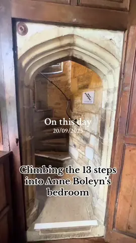 One year since we posted the first video that did well on this page, and there was a mistake on it too (how typical🤦🏻‍♀️) but ive fixed it on this one😜 #onthisday#anneboleyn#historytok#tudortok#thetudors#travel#visitengland#hevercastle#daysoutuk 