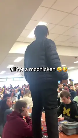 absolutely worth it (@Evan Fought) #highschool #cafeteria #lunchtime #senioryear 