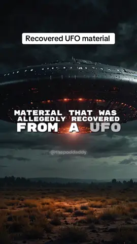 Recovered UFO material #ufos #aliens #scary #mystery 