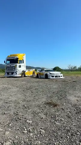 LB Super Silhouette S15 Silvia & LB Trucks UD Quon in Japan!! #libertywalk #lb #lbworks #lbwk #s15 #silvia #trucks #udquon 