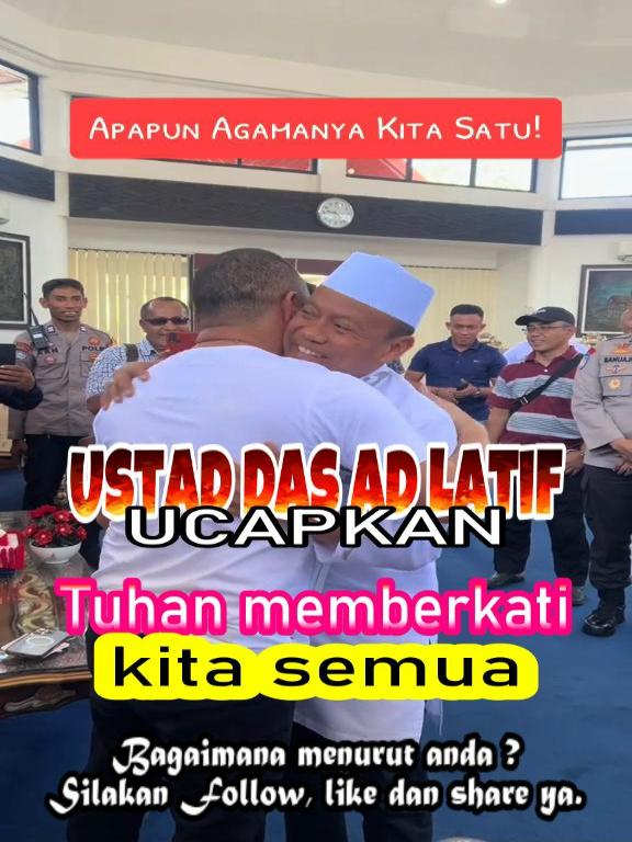 Ustad Ucapkan berkat