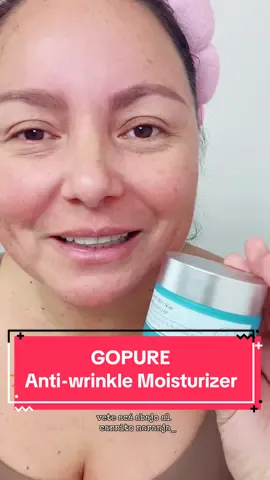 GOPURE Anti wrinkle moisturizer. Hydrating face moisturizer, revitalizes skin, peptides cerimides and niacinamides. Made in USA. Crema humectante hidratante antiarrugas, peptidos, ceramidas, y niacinamidas. Hecha en USA. @Gopure #gopure #fy #fypage #itssofiatheme #fypシ゚viral #fypusa #fyy #paratii #paratupaginadetiktok #paratiiiiiiiiiiiiiiiiiiiiiiiiiiiiiii #viral #tiktokshopping #tiktokshop #tiktokshopus #tiktokshopdeals #tiktokshopfinds #tiktokshopforyou #tiktokshopfallsale #septemberdeals #foryoudays #gopurebeauty #gopureglow #gopureskincare #gopureboost #gopuremoisturizer #gopureskin #skincare #skincareroutine #skincaretips #skincaremoisturizer #moisturizer #antiwrinkles #contentcreator #ugccreator #foryoudays #skintok #niacinamide #peptide #madeinusa #fragancefree #ceramidemoisturizer 