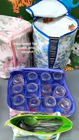 daripada disimpan di lemari masih kena debu, mending di simpan di tas ini saja full resliting #taspiringantidebu #rekomendasi #tasgelas 