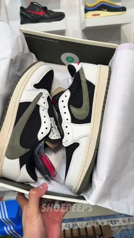 Baka malungkot yung mabili mong travis scott Olive ah #shoepeeps #jordan1lowtravisscottolive #travisolive 
