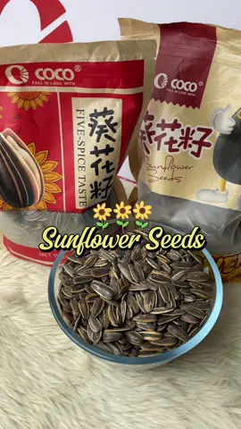 LIMITED ONLY ‼️ 500g Sunflower Seeds Five Spice Taste & Caramel Flavor availablr now! #sunflowerseeds #fyp #cocofood #kutkutin #sunflower #snacks #cocofood #live 