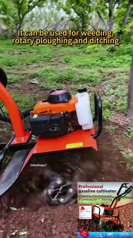 Gasoline Rotary Tiller Multifunctional Garden Plowing Soil Rotary Tiller Farmland Wasteland Reclamation#Multi-function micro-tiller#fyp#foryou#hardware#tiktokshop #goodthing 