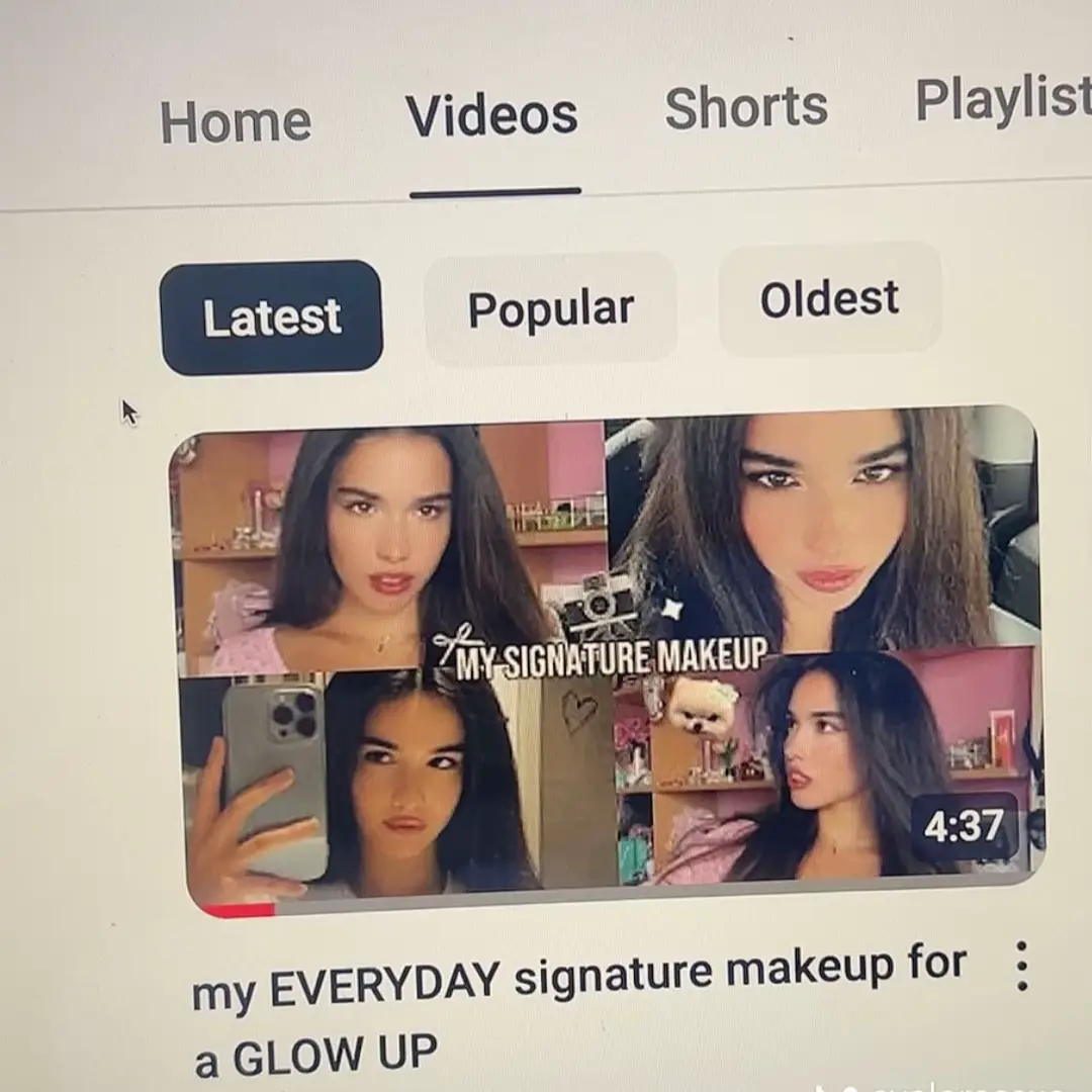 My new yt video is out now! Link in bio🔗 #youtube #makeuptutorial #makeup #yt 