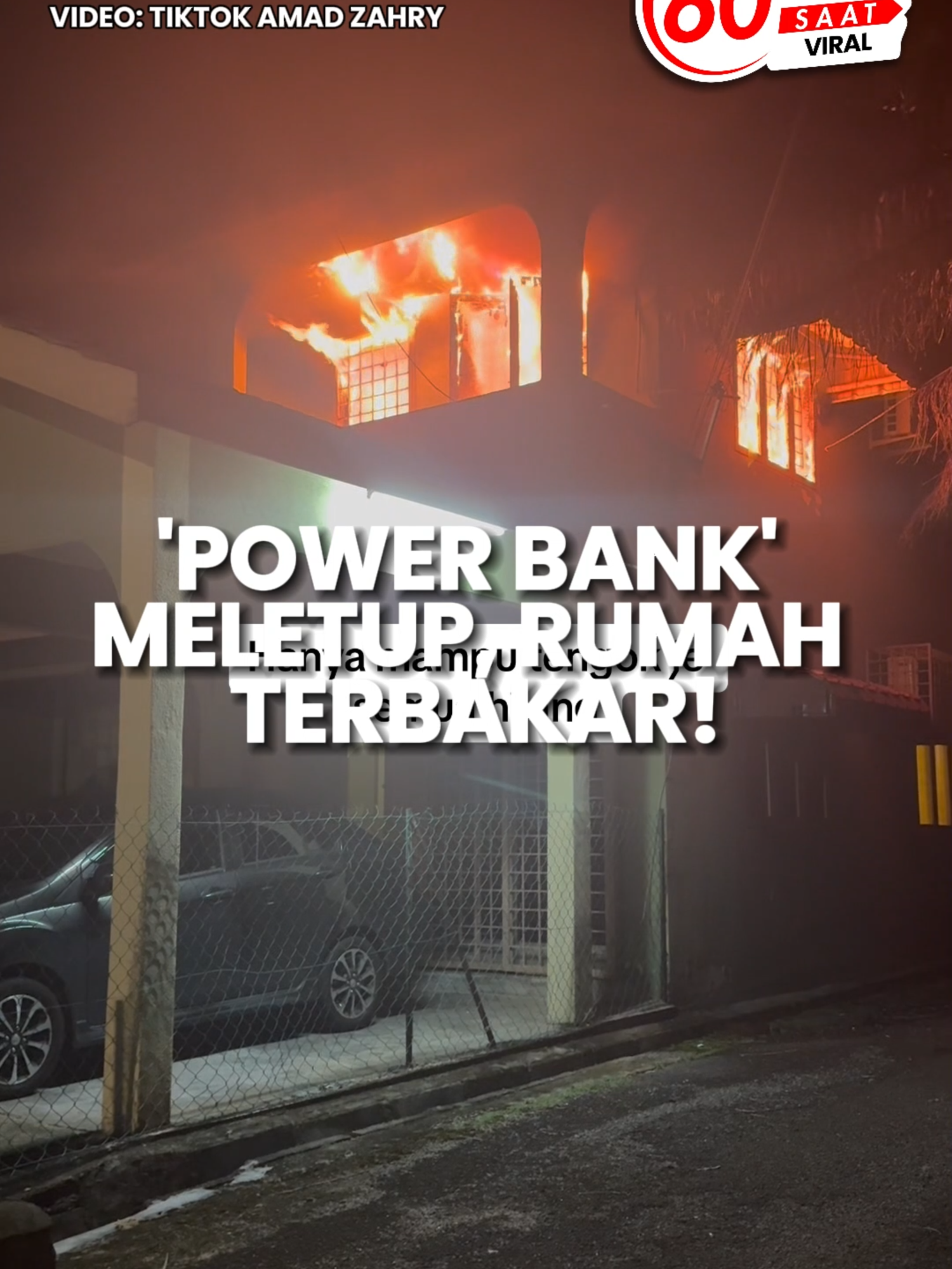 Seorang pempengaruh gajet, Amad Zahry tergamam apabila sebahagian rumahnya musnah dijilat api dipercayai berpunca daripada pengecas mudah alih atau 'power bank' yang meletup secara tiba-tiba. Menerusi beberapa hantaran video dimuat naik di TikTok, Amad mendakwa api mulai merebak apabila letupan ‘power bank’ tersebut menyambar langsir bilik utama rumah teresnya sehinggakan gajet lain seperti telefon bimbit dan komputer turut hangus terbakar. #SinarHarian #SinarTerkini #Rumah #Terbakar #Pempengaruh #Video #Viral