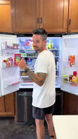 If you’re being honest, when’s the last time you deep cleaned your refrigerator? For me it was too long ago… so we cleaned it out and restocked it with some of our family's favorites from @Thrive Market plus a couple new items from @Chosen Foods like Burger Sauce and Chicken Sauce packed with good fats from avocados! Looking forward to trying those out, I’ll keep you posted! Get on your wife's good side and use my link in bio for 30% off your first Thrive Market order to stock up on the highest quality groceries! 🙌 #thrivemarketpartner