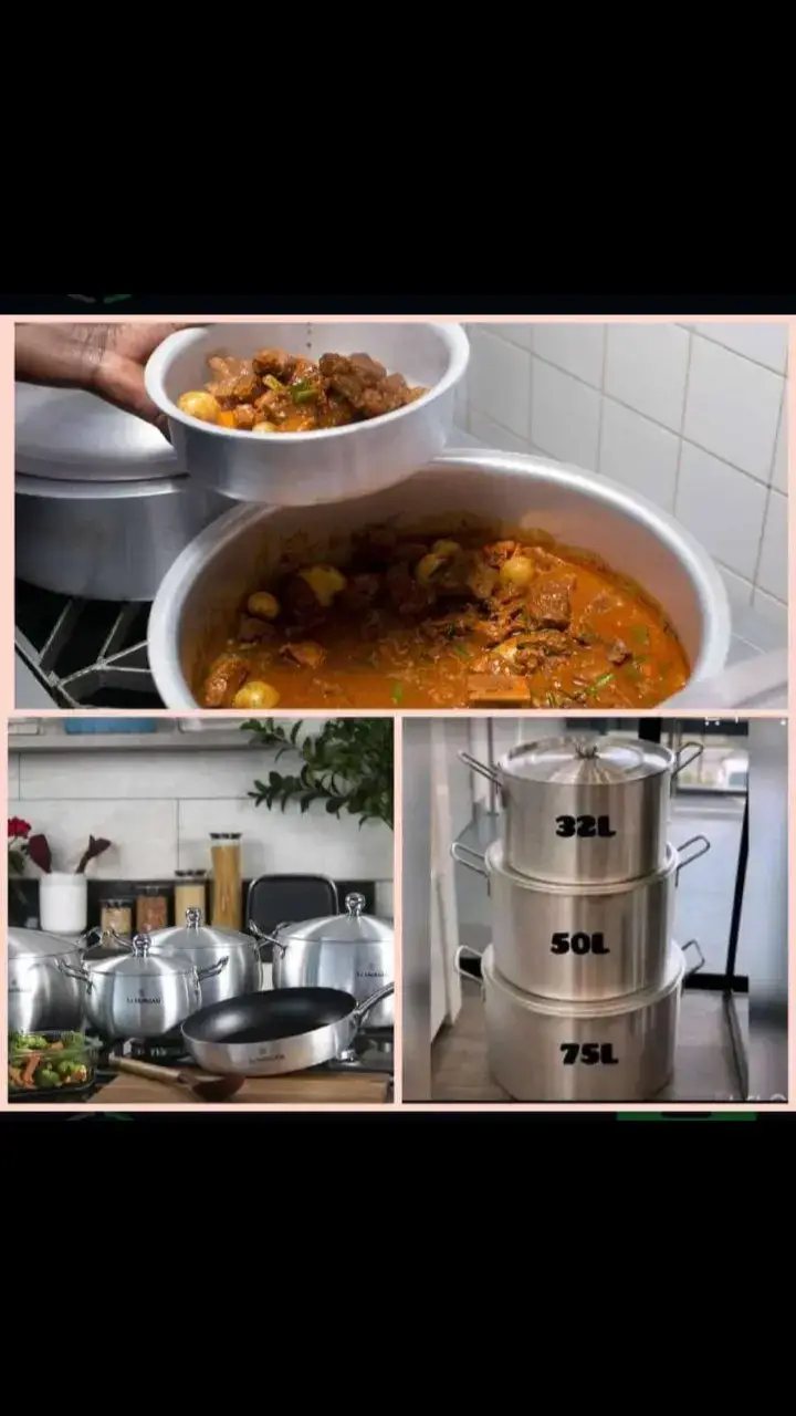 6pc imbiza pots, 9pc non stick Porto pot set, 6pc deksha set. All for just R17799 cash or R593 x30m interest free. Get your delivery before your first monthly installment. Order your combo NOW! #nonstick #deksha #specials #levelup #combo #Lemorganspecials 