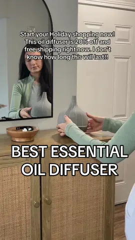 Get ahead on your Holiday shopping! This beautiful oil diffuser is on sale + free shipping 😍 I am obsessed with the solid cement look, amazing quality!! @Plant Therapy  #creatorsearchinsights #planttherapy #essentialoildiffuser #oildiffuser #aromatherapy #holidaygiftideas #giftideas #falldealsforyou #tiktokshopblackfriday #tiktokshopcybermonday #tiktokshopfinds 