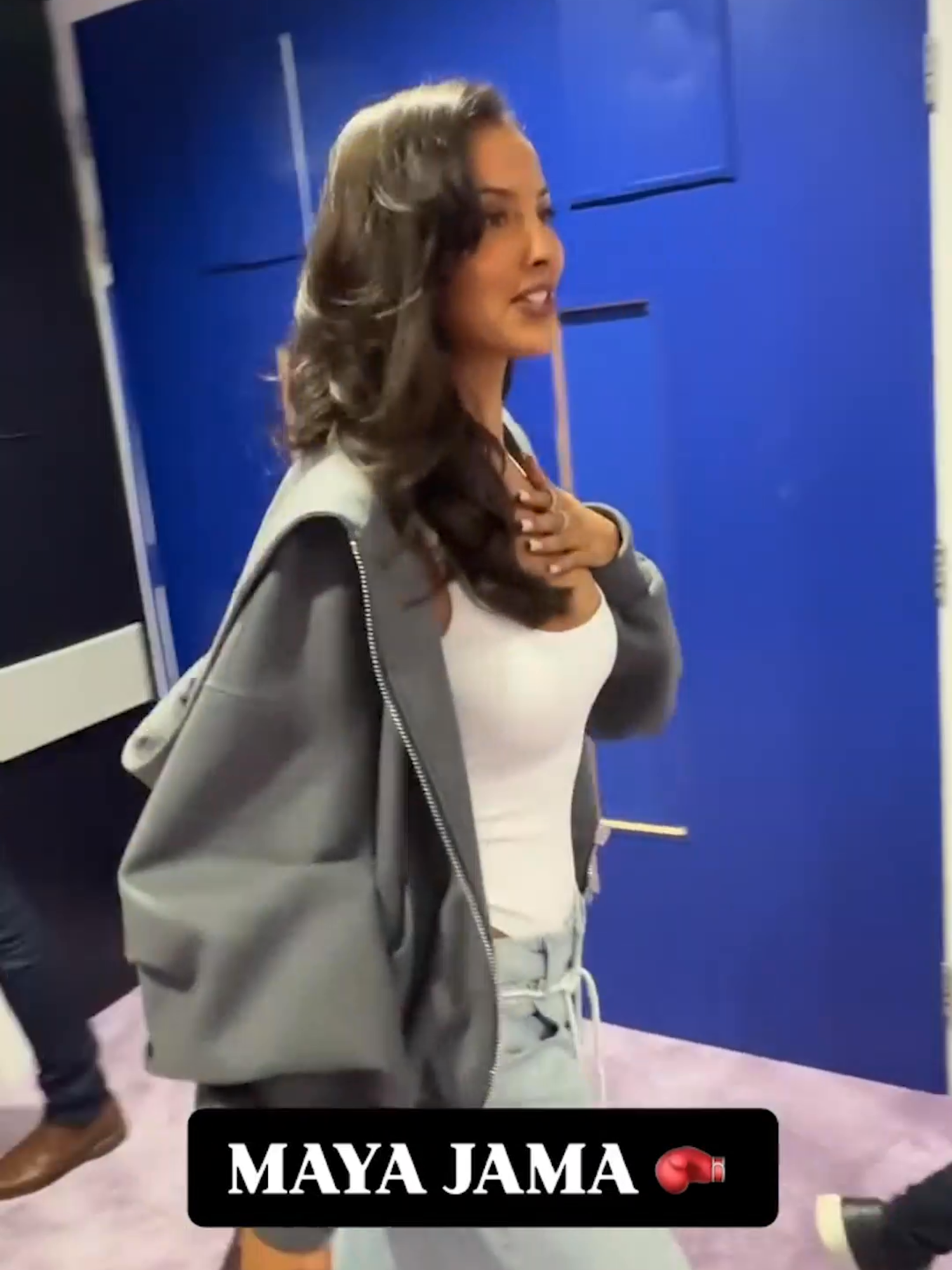 Maya Jama arrives ahead of Joshua v Dubois! 🥊 #JoshuaDubois | #RiyadhSeasonCard | Live on Sky Sports Box Office #mayajama