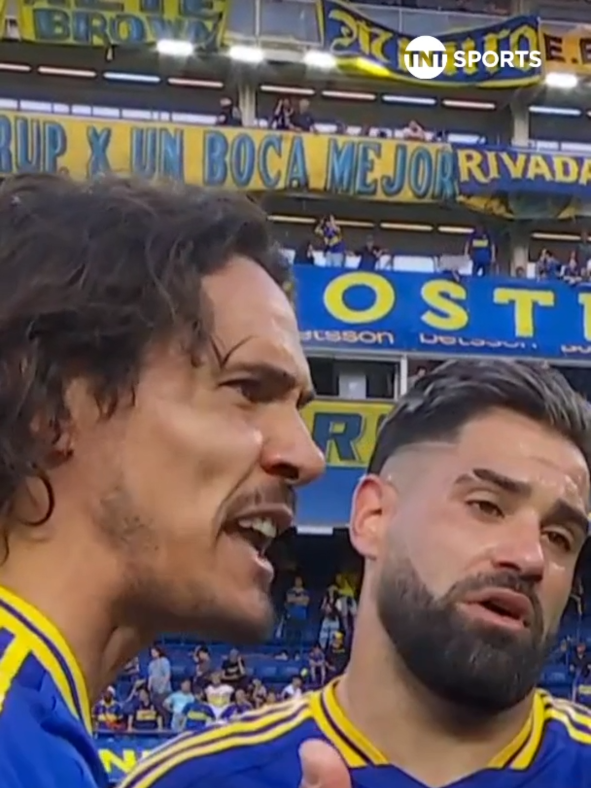 El enojo de Edinson Cavani con el árbitro Ramírez tras el gol anulado a Boca #LPFxTNTSports #futbol #TikTokDeportes