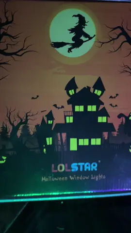 #creatorsearchinsights Halloween lights decorated for Halloween  Trick or treat window decorations Halloween. #halloween #window #decoration 