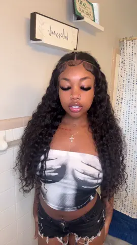 @hermosahair Hermosa hair- 13*6 Lace Glueless Pre All Water Wave 24 inches, code for extra 22% off: MOSA #fypツ #gluelesswig #hairinfluencer #frontalwig #hermosahairwig #waterwavewig 