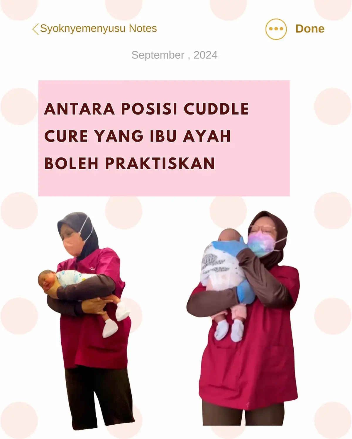 Ini untuk posisi bay para ibu , boleh Refer semula vtt sebelum ni knad pernah share by video kalau masih belum jelas , Nak buat cuddle cure ni byk posisi sebenarnya ,, boleh buat sambil berdiri , boleh buat sambil duduk ,, ikut penerimaan baby , Semoga bermanfaat ❤️  Nad Hamdan Kaunselor Penyusuan & NB Cry Sleep Advisor Area Johor  #homevisitbreastfeeding  #johorbahru  #kelaspersonalpenyusuan  #onlineclass  #babycrysleep  #kaunselorpenyusuanjohor #syoknyemenyusu #kaunselortangistidurjohor #bedungbaby #babycrysleepcounseling