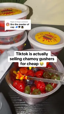 Replying to @King A pound of gushers for $10 is a steal ‼️ #TikTokShop #gushers #chamoycandy 