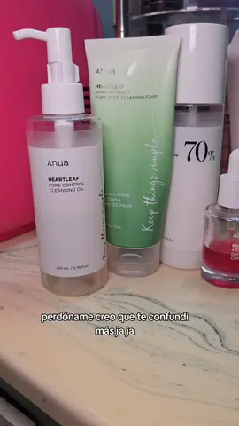 Replying to @mariuxijohannaayl  En el video anterior creo me equivoqué  en unas cositas... pero estas en lo correcto son 5 pasos en la noche y 4 en la mañana 🩷 #Anua #skincare #koreanskincare #anuaproducts #cuidadodelapiel #koreanproducts @Anua Store US 