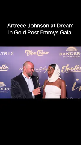 Artrece Johnson at Dream in Gold Post Emmys Gala  #artrecejohnson #fightnight #milliondollarheist 