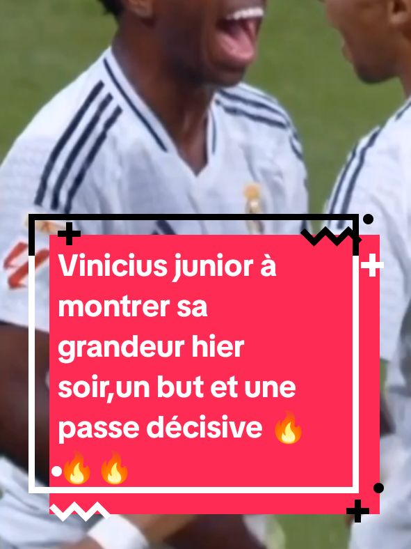 #real#madrid#halamadrid#madridistas#madridista#laliga#vinijr#realmadridfc#foot#footballtiktok#france#tiktokfrance#tiktokfrance🇨🇵#francetiktok Vinicius junior à montrer sa grandeur hier soir,un but et une passe décisive 🔥🔥🔥