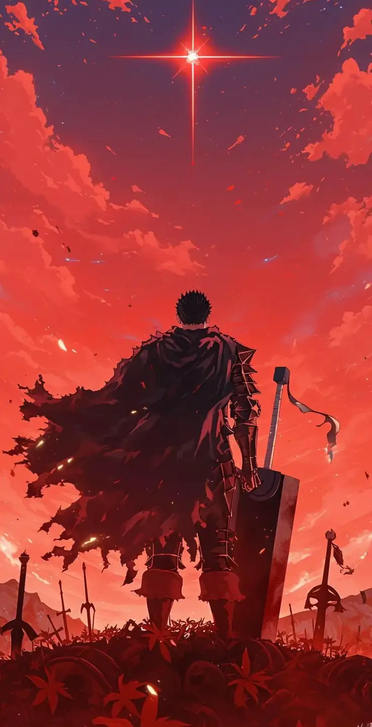 #berserk #anime #sad #guts #wallpaper #wallpaper #fyp 