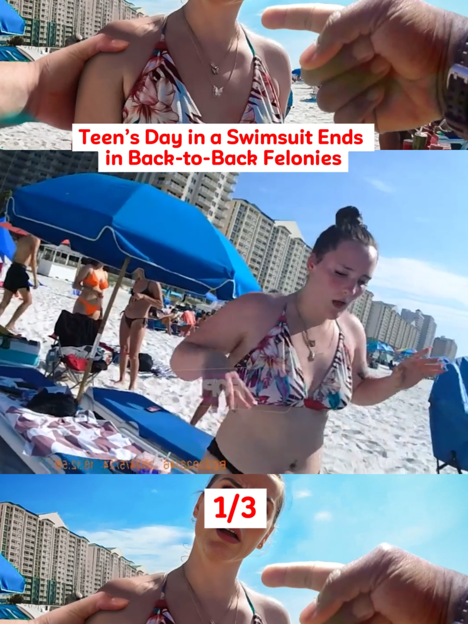 Teen’s Day in a Swimsuit Ends in Back-to-Back Felonies p1 #cop #powertrip #police #copsoftiktok #foryoupage #foryou #cops #copsontiktok #fyp #policebrutalitymuststop #policepowertrip #auditcospvideo #fypage #policeontiktok