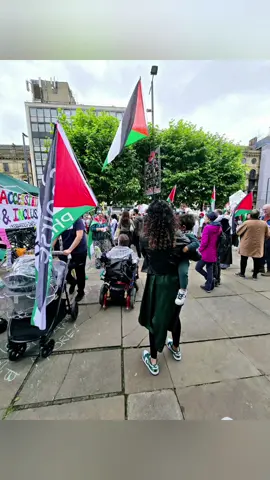 Teaching my son to stand up for humanity and to be on the right side of history. This was his first demonstration, but it will definitely not be his last. Palestine will be free!  #freepalestine #palestine #coldplay #elyanna 
