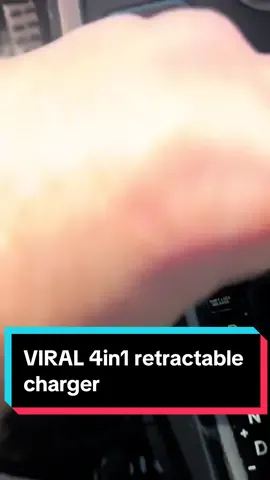 I have been waiting for TikTok Shop to put these viral 4 in 1 Retractable car chargers on Free Shipping #car #caraccessories #cartok #carcharger #charger #fastcharger #retractablecarcharger #4in1charger #4in1retractablecarcharger #lightningcharger #lightningcable #fastcharge #fastcharging 