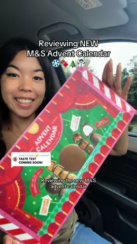 Replying to @Angelina🤪 Reviewing the NEW M&S Advent Calender🎄☃️🎅🏻❄️🍫  #adventcalendar #mands #mandsadventcalendar #christmas #angelinacertified #newfoodfindsuk 