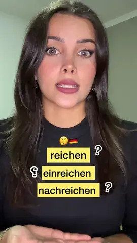 reichen & einreichen? 🤔🇩🇪 . . #deutsch #deutschmitluma #تعلم_اللغة_الالمانية #fyp #explore #foryou #deutschlernen #العرب_في_المانيا #fyp #explore #foryou #deutschlernen #العرب_في_المانيا #düsseldorf #الماني #🇩🇪 #german #المانيا #deutschland #münchen #berlin #hamburg #dxb #nrw #dubai 