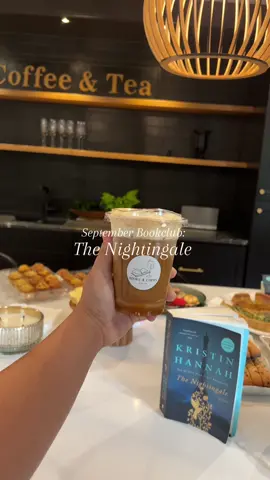 September Bookclub: The Nightingale 🥐☕️✨🤍 #book #BookTok #bookclub #hosting #thenightingale #friends @Books & Copas Book Club 