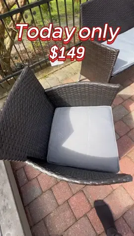 4-piece courtyard furniture set #fyp #TikTokShop 