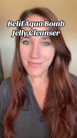 My favorite gel cleanser!  BENEFITS • Jelly-to-foam cleanser • Same explosive burst of hydration as True Cream Aqua Bomb • Amino acids and glycerin-based cleansing agents • Gently remove makeup and impurities without stripping skin of moisture • Ideal for dry and uneven skin • Paraben and sulfate-free • No synthetic fragrances • 97% of women felt it was gentle when cleansing based on a consumer perception study #aquabomb #jellycleanser #kbeauty @belif @LG beauty US 