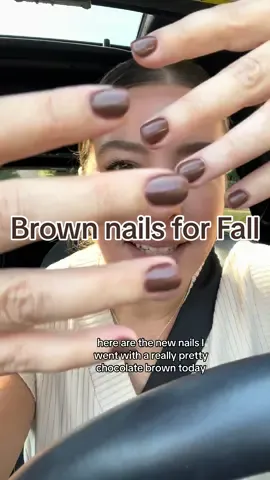 I love a good brown nail for fall! I had just done chrome at my last appointment. Otherwise I probably would’ve tried the glaze doughnut look. #fallnails #brownnails #creatorsearchinsights  Cute nails for fall brown nails, fall nails