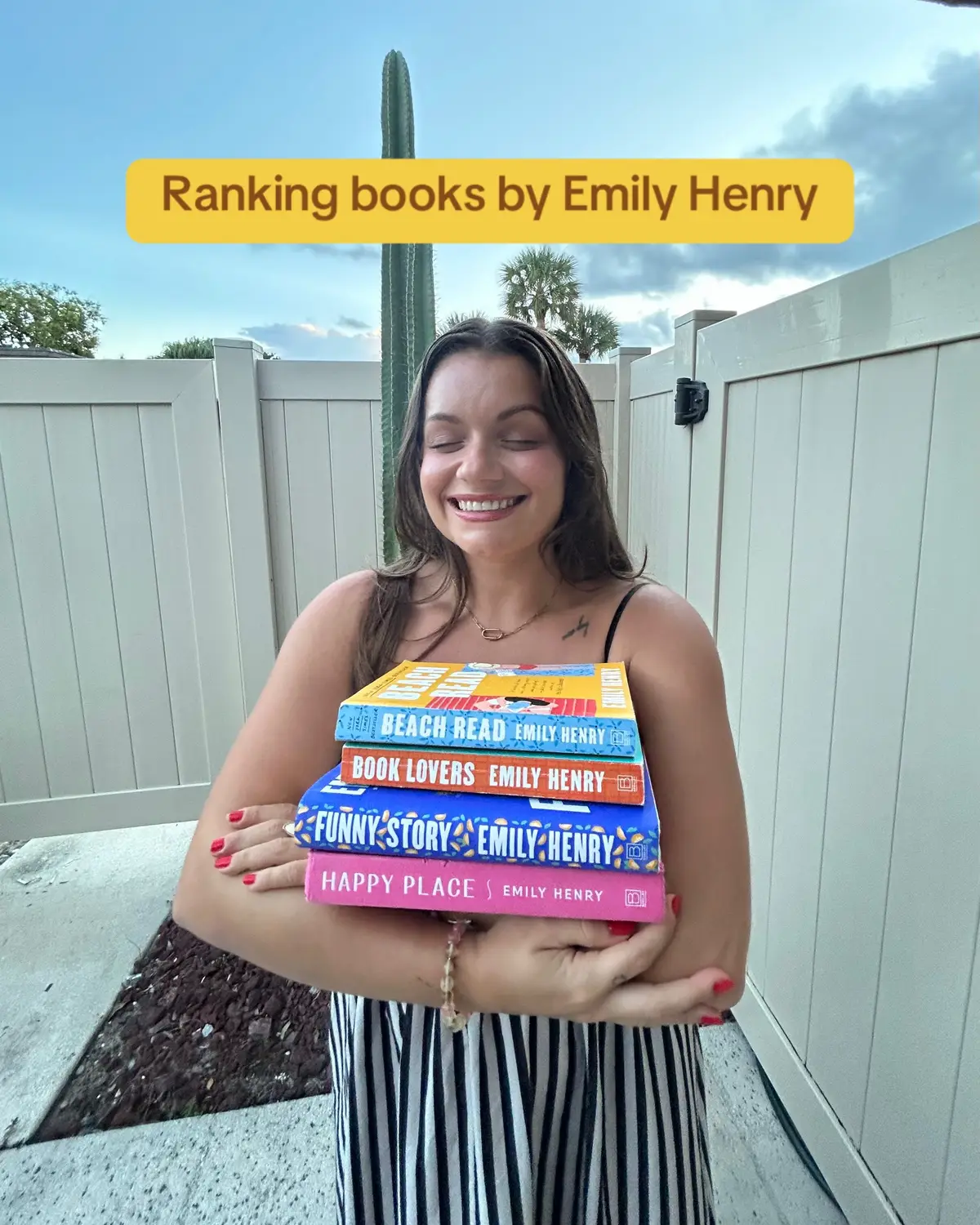 Emily Henry is a favorite for everyone who reads romance for a reason. Even the worst of them is better than a lot of other books I’ve read. I will read anything and everything she puts out!! Which one’s your fave?? #emilyhenry #romancebooks #happyplace #peoplewemeetonvacation #booklovers #funnystory #beachread #creatorsearchinsights 