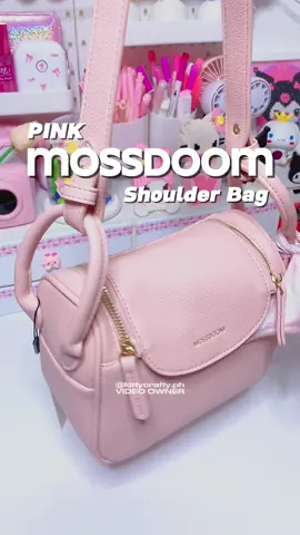 GRABE YUNG PAGKA UNIQUE NG STYLE NYA ANG GANDAAAAA🤩✨🎀 #kittycrafty #fyp #foryou #fypppppppppppppp #tiktokfinds #pink #mossdoom #bag 