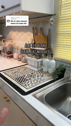 Replying to @nurelin ⋆𐙚₊˚⊹♡ alas pelapik table top paling function dan estetik #alaspelapikpingganmangkuk #alaspelapikdapur #kitchenmat #alastabletop 