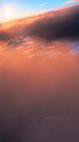 Flying through highly realistic clouds at dusk🌅☁ | TerraForged (1.18.2) + Biomes O' Plenty🌲🌾