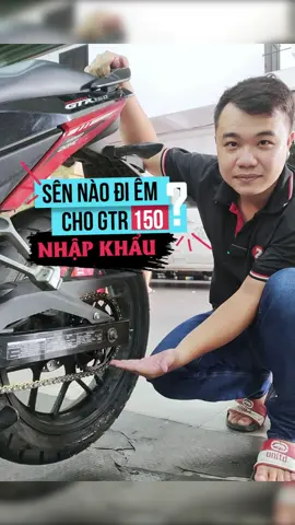 Sên nào đi êm cho GTR 150 nhập khẩu? GTR 150 đi nhông sên dĩa thông số bao nhiêu? #nhongsendia #Recto #RK #GTR150 #Shop2banh #longervideos