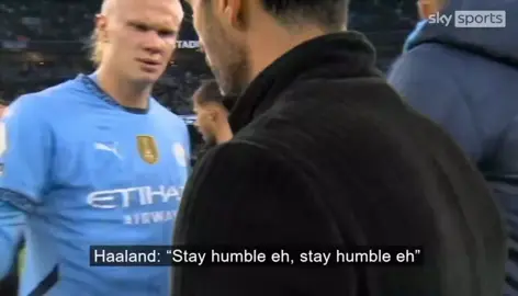 #repost  Erling haaland telling Mikel Arteta to stay humble 😅🤣🤣  #SAMA28 #fyp #viral #fc24 #future #trendz #trending 